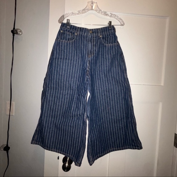 new 🆕 We The Free Hightop Pinstripe Culottes - Picture 6 of 7